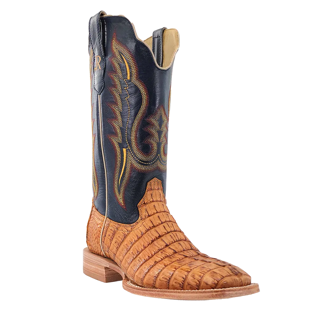 SADDLE HORNBACK CAIMAN TAIL