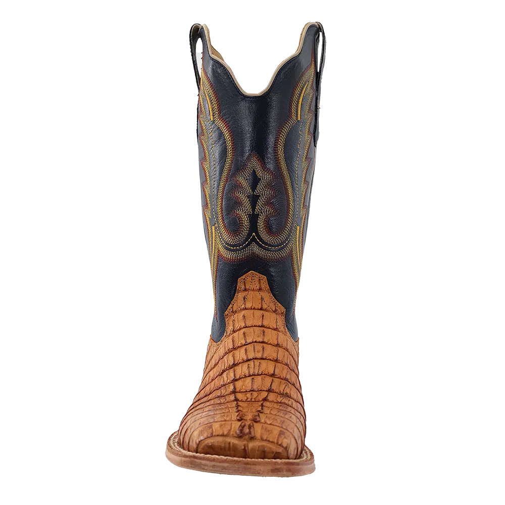 SADDLE HORNBACK CAIMAN TAIL