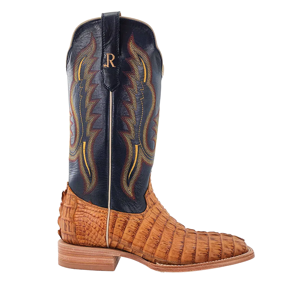 SADDLE HORNBACK CAIMAN TAIL