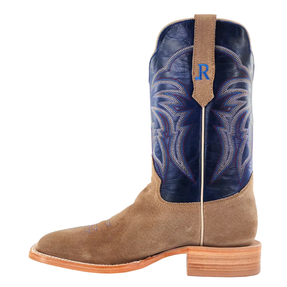 CAFE BOAR - AZUL COWHIDE
