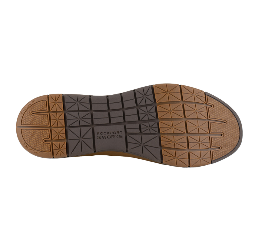 BROWN SLIP-ON STEEL-TOE SD