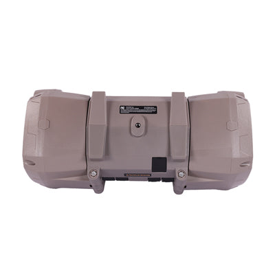 Gray roll bar on a white background