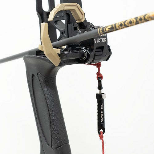 Mechanical device with branding attached to a string 
