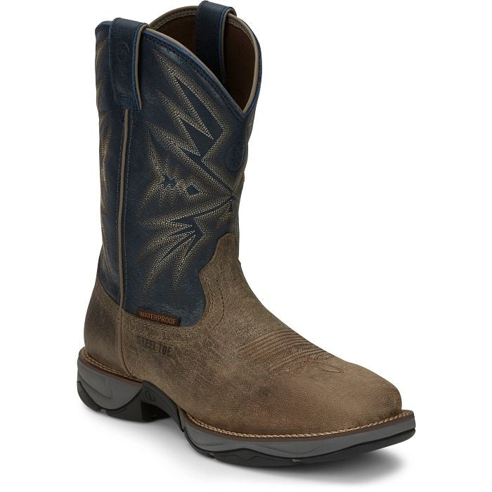 BARTLETT 11" PULL-ON STEEL TOE WORK BOOT