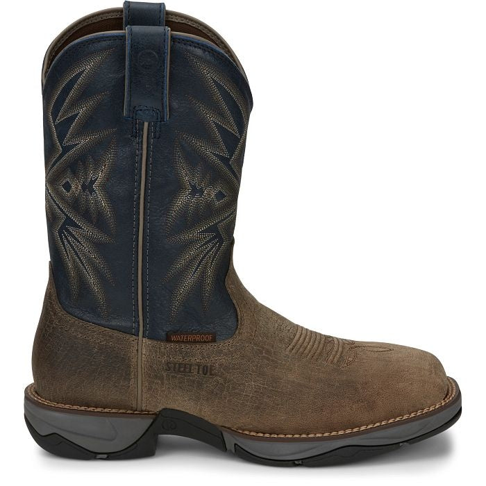 BARTLETT 11" PULL-ON STEEL TOE WORK BOOT