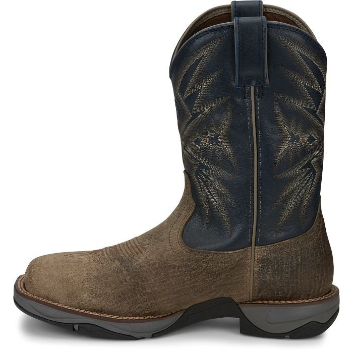 BARTLETT 11" PULL-ON STEEL TOE WORK BOOT