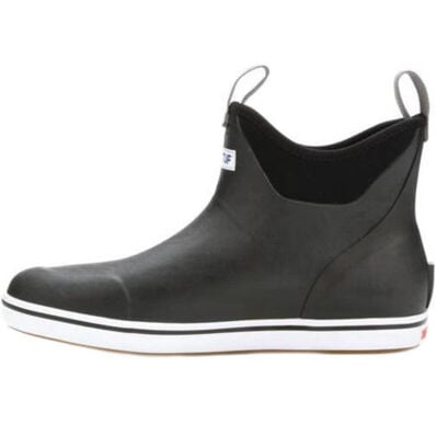 WOMEN'S 6" ANKLE DECK BOOT - BLACK